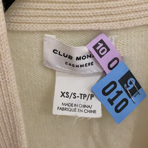 Cozy Club Monaco Cashmere Cardigan - XS/S - Picture 2 of 10
